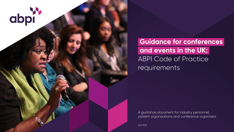 Guidance for conferences and events in the UK: ABPI Code of Practice requirements